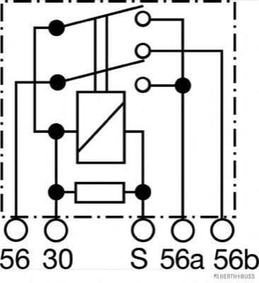 HERTH BUSS ELPARTS 75899210 -  Реле, ближнний свет